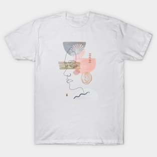 Abstract woman face T-Shirt